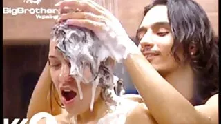 سلم 4k سے سینگ بلیک اینجل کے ساتھ بوسہ لینے کی کارروائی